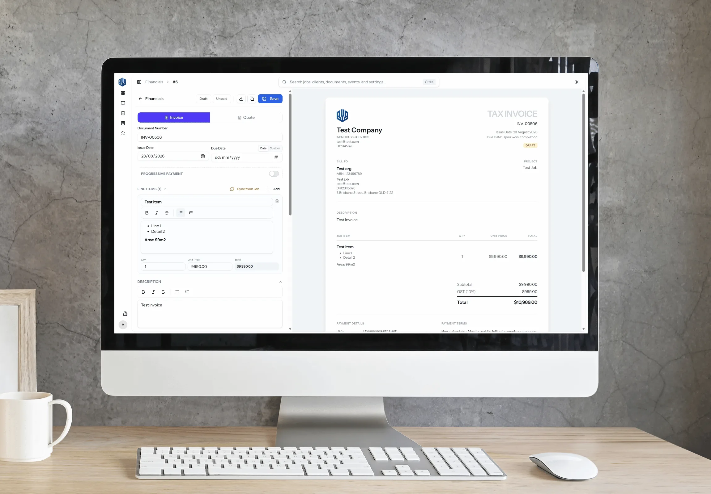 BYB CRM website preview